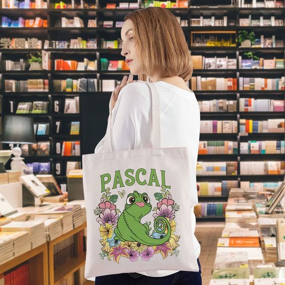 Chameleon Pascal Tote Bag - Pascal Fans Gift Shoulder Bag Merchandise :> - Picture 5 of 7